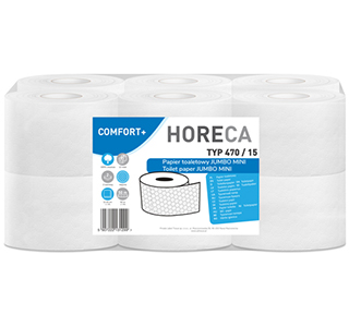 Papier toaletowy JUMBO MINI HORECA COMFORT+ TYP 470/15 12 rolek